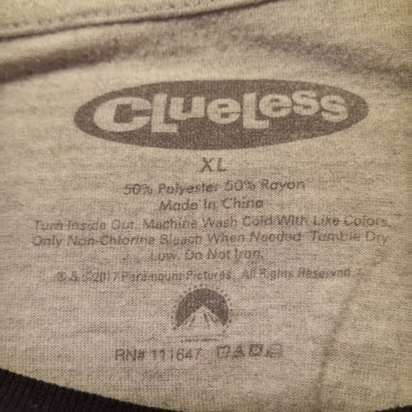 Clueless 3/4 sleeve top - Picture 5 of 5